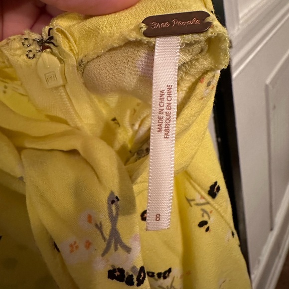 Free People Tango At Night Printed Wrap Slip Romper - Picture 5 of 7